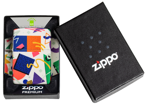 Zippo 46286 vžigalnik 80's Wacky Nostalgia, Glow in the Dark