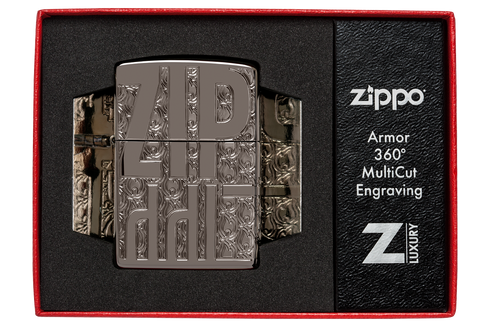 Zippo vžigalnik 46312 Armor Hidden Luxury 360°