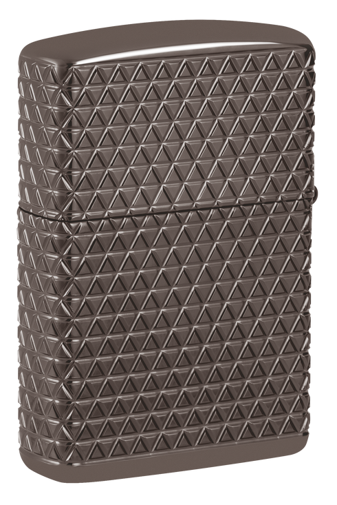 Zippo 46316 vžigalnik Armor Pattern Crystals, Black Ice