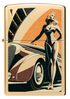 Zippo 60.007.258 vžigalnik Vintage Car & Woman