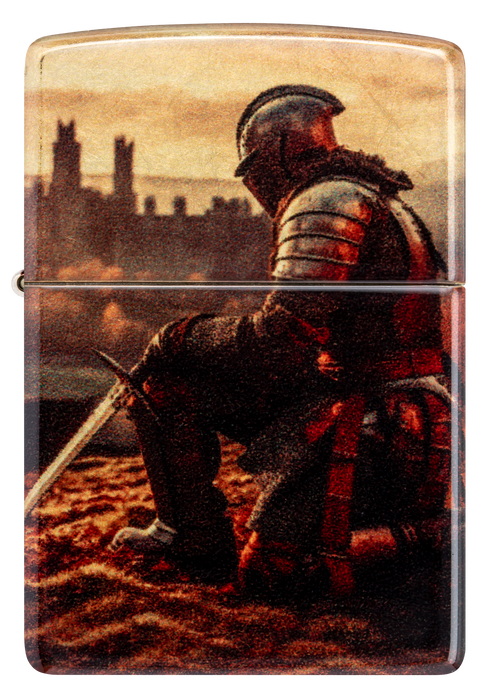 Zippo vžigalnik 46382 Kneeling Knight