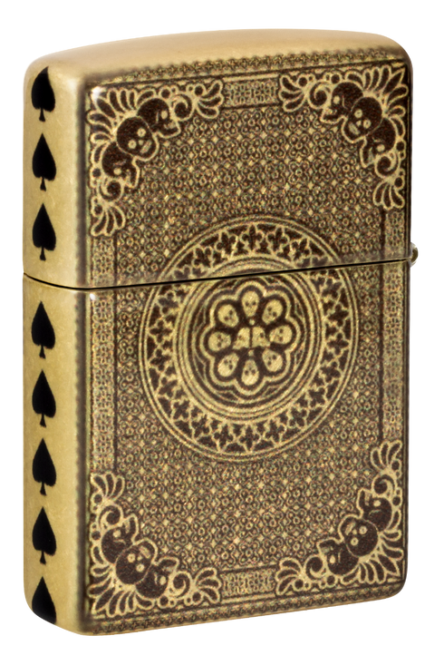 Zippo vžigalnik 46388 Ace of Spades & Skulls