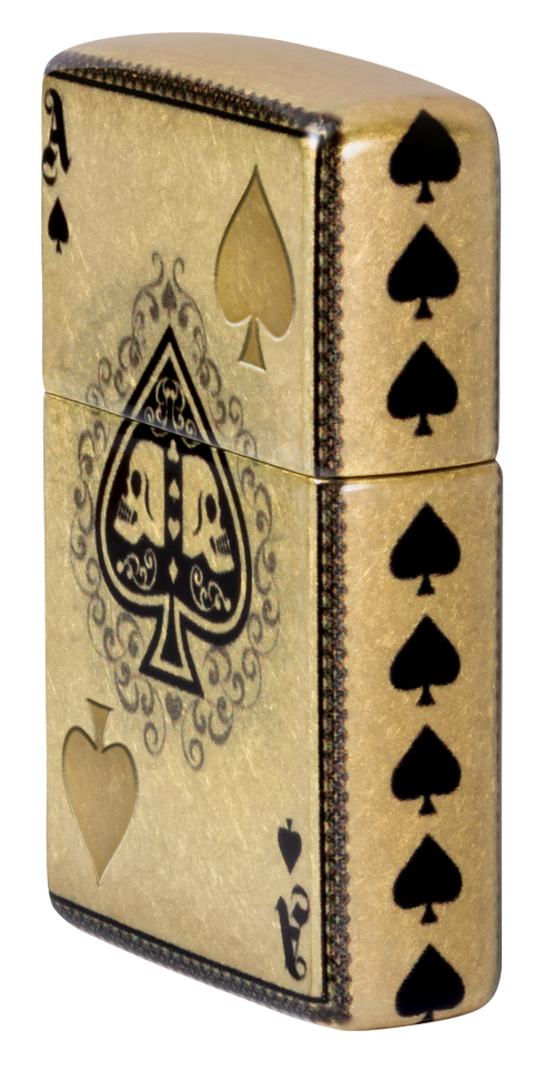 Zippo vžigalnik 46388 Ace of Spades & Skulls