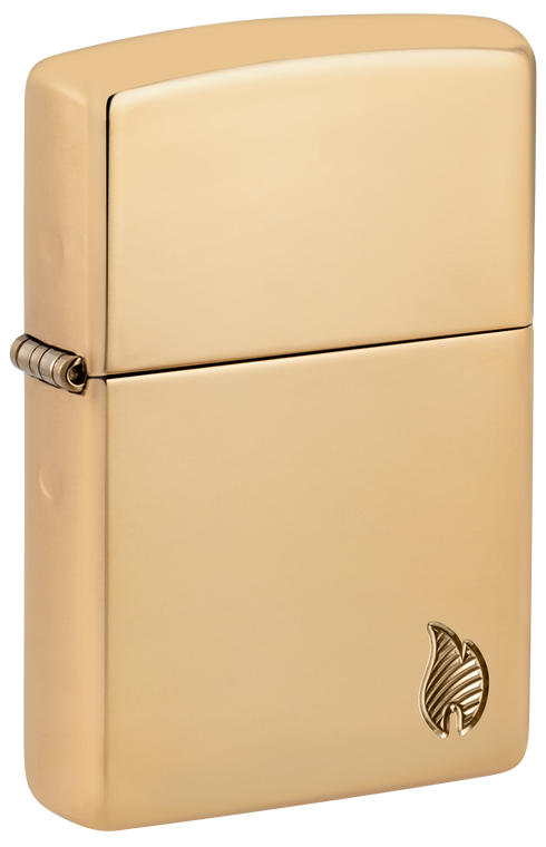 Zippo vžigalnik 46397 Armor Flame, High Polish Brass