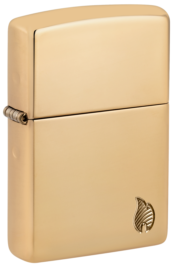 Zippo vžigalnik 46397 Armor Flame, High Polish Brass