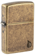 Zippo vžigalnik 46400 Armor Flame, Antique Brass