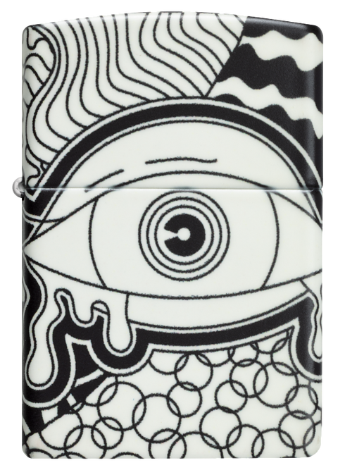 Zippo 46428 vžigalnik Psychedelic Eye, Glow in the Dark
