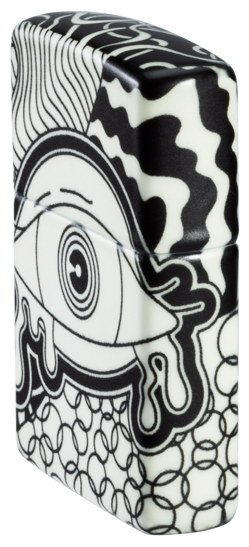 Zippo 46428 vžigalnik Psychedelic Eye, Glow in the Dark