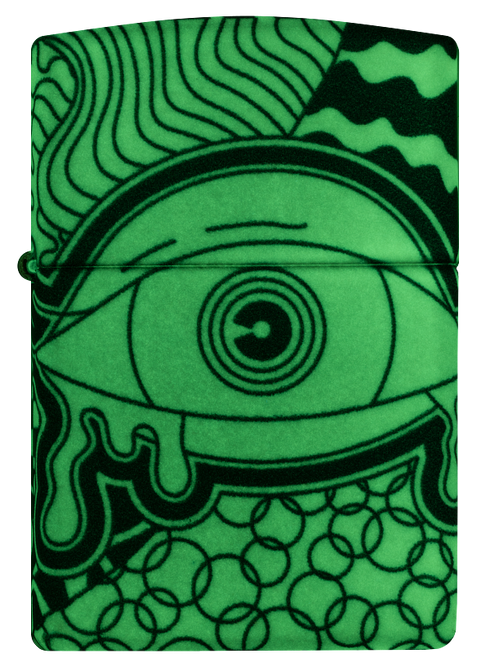 Zippo 46428 vžigalnik Psychedelic Eye, Glow in the Dark