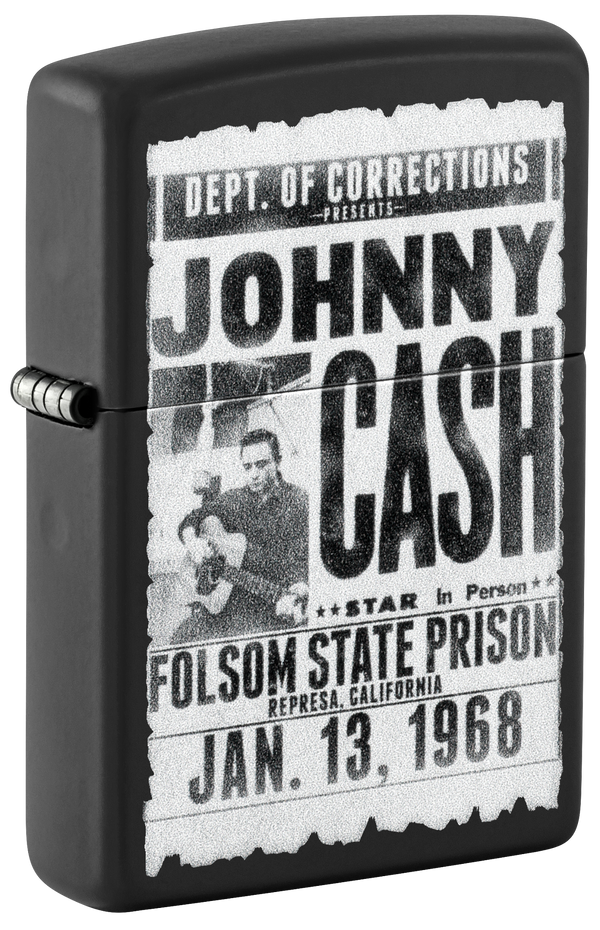 Zippo 46490 vžigalnik Johnny Cash, Newspaper