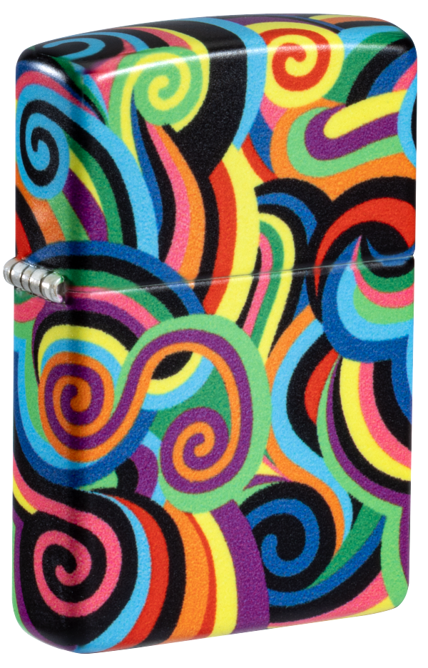 Zippo 46491 vžigalnik Vivid Color Patterns, Glow in the Dark