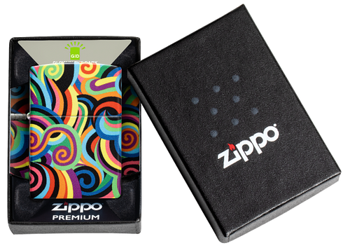 Zippo 46491 vžigalnik Vivid Color Patterns, Glow in the Dark