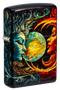 Zippo 46563 vžigalnik Spiritual Sun and Moon, 540 Tumbled Brass