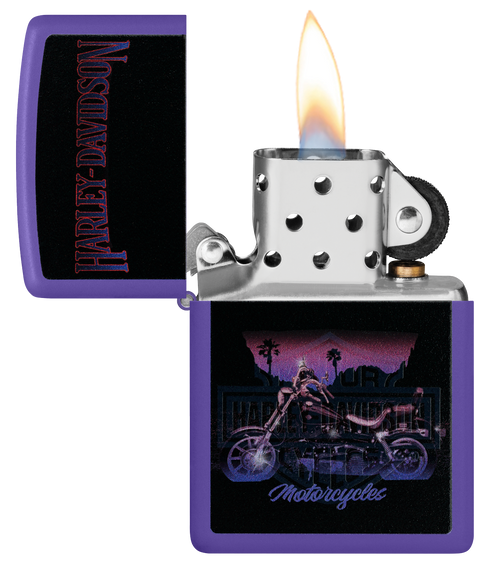 Zippo 46676 vžigalnik Harley-Davidson® Black Light