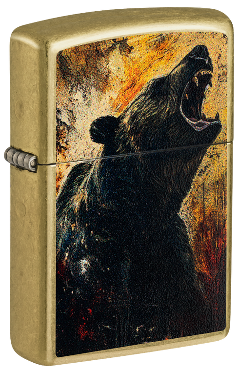 Zippo 46695 vžigalnik Bear, Street Brass
