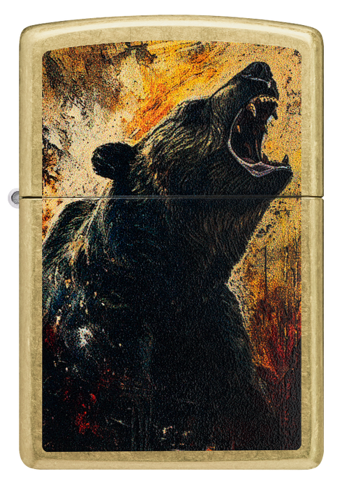 Zippo 46695 vžigalnik Bear, Street Brass