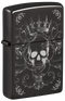 Zippo 46699 vžigalnik Gothic King Skull, High Polish Black