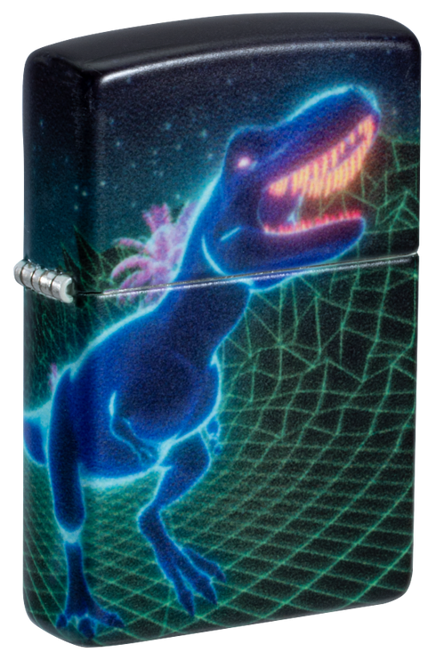 Zippo 46701 vžigalnik Cyber T-Rex Meme, Glow in the Dark