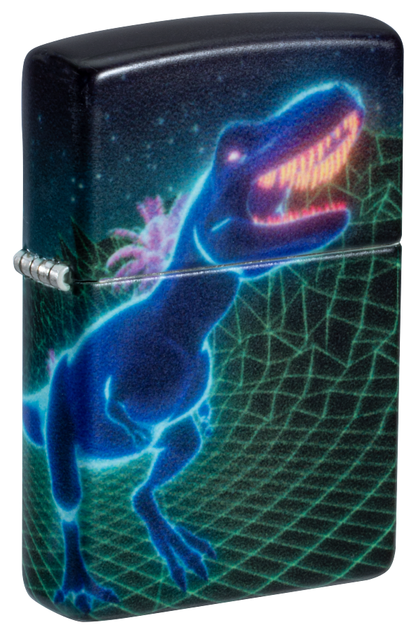 Zippo 46701 vžigalnik Cyber T-Rex Meme, Glow in the Dark