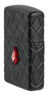 Zippo 46756 vžigalnik Red Jewel with Pattern Armor, Black Matte