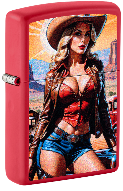 Zippo 60.007.557 vžigalnik Pinup Cowgirl