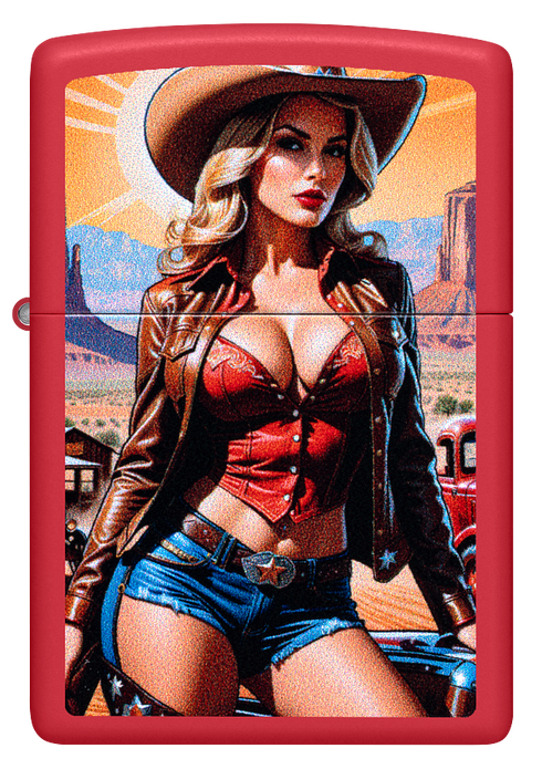 Zippo 60.007.557 vžigalnik Pinup Cowgirl