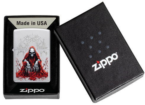 Zippo 60.007.576 vžigalnik Red Grim Reaper