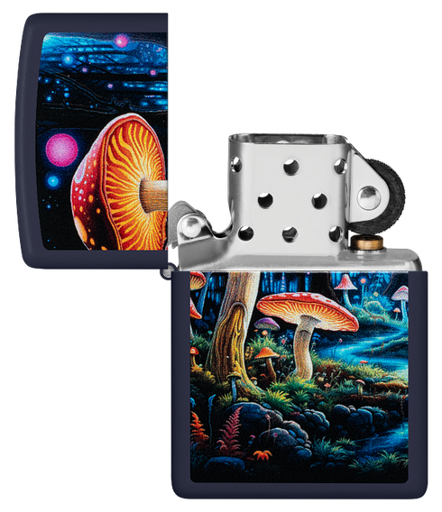 Zippo 46947 vžigalnik UV Glowing Mushrooms