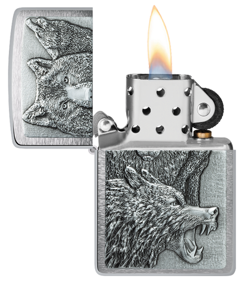 Zippo 46960 vžigalnik Wolf Pack, Emblem
