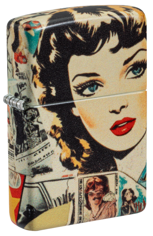 Zippo 60.007.652 vžigalnik Vintage Comic Collage