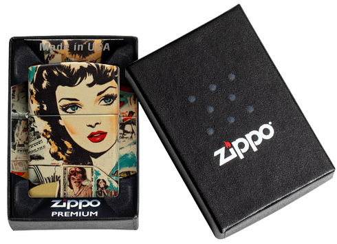 Zippo 60.007.652 vžigalnik Vintage Comic Collage
