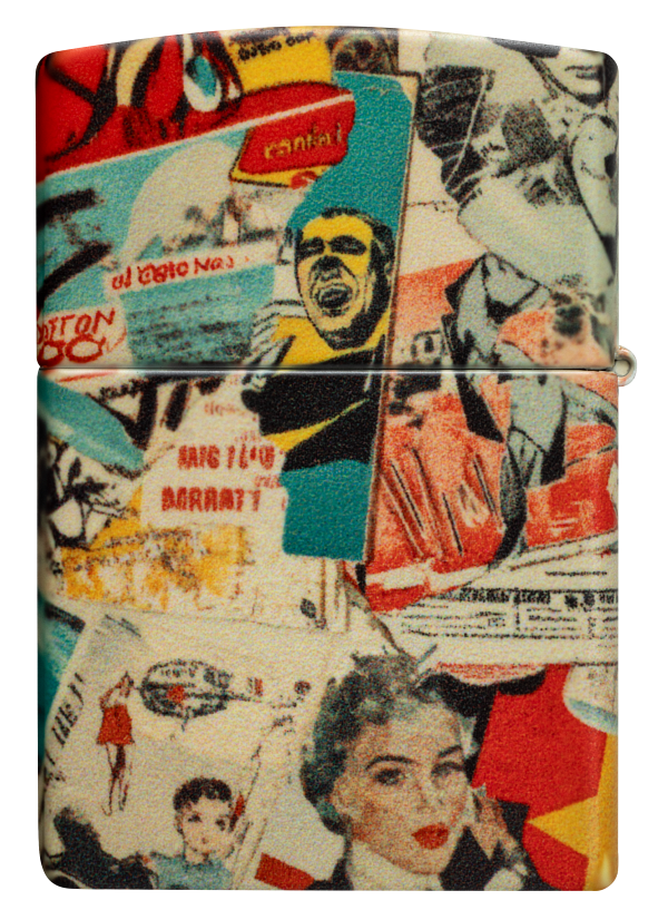 Zippo 60.007.652 vžigalnik Vintage Comic Collage