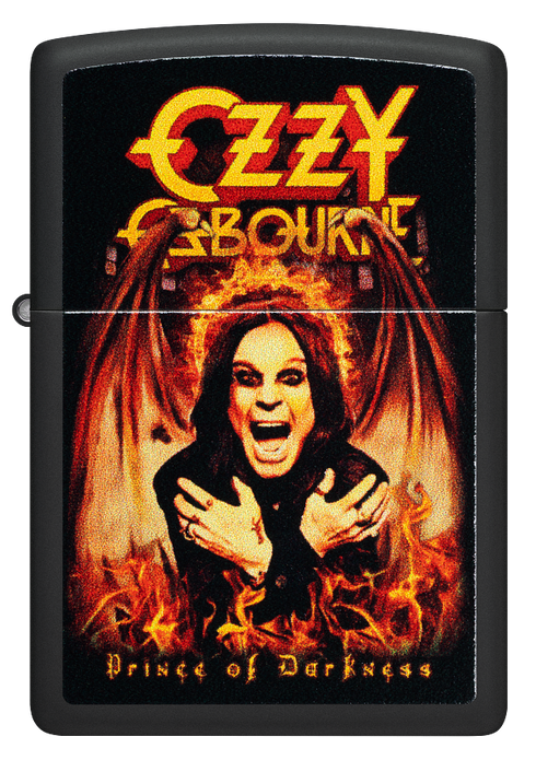 Zippo 47082 vžigalnik Ozzy Osbourne, Black Matte