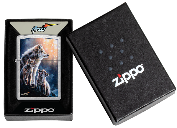 Zippo 47106 vžigalnik Wolf Pack by Mazzi