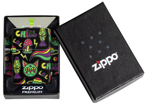 Zippo 47114 vžigalnik Psychedelic Sticker Chill Design