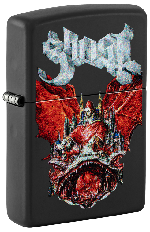 Zippo 47233 vžigalnik Ghost, Black Matte