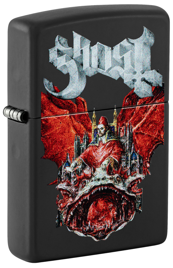 Zippo 47233 vžigalnik Ghost, Black Matte