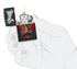Zippo 47233 vžigalnik Ghost, Black Matte