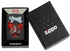 Zippo 47233 vžigalnik Ghost, Black Matte