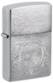 Zippo 47455 vžigalnik Mountains Compass, Brushed Chrome