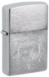 Zippo 47455 vžigalnik Mountains Compass, Brushed Chrome