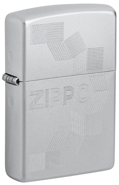 Zippo 47456 vžigalnik Zippo Pattern, Satin Chrome