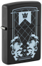 Zippo 47476 vžigalnik Coat of Arms, Black Matte