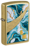 Zippo 47515 vžigalnik Marble Lighter, Street Brass