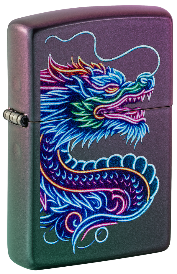 Zippo 47527 vžigalnik Neon Dragon, Iridescent
