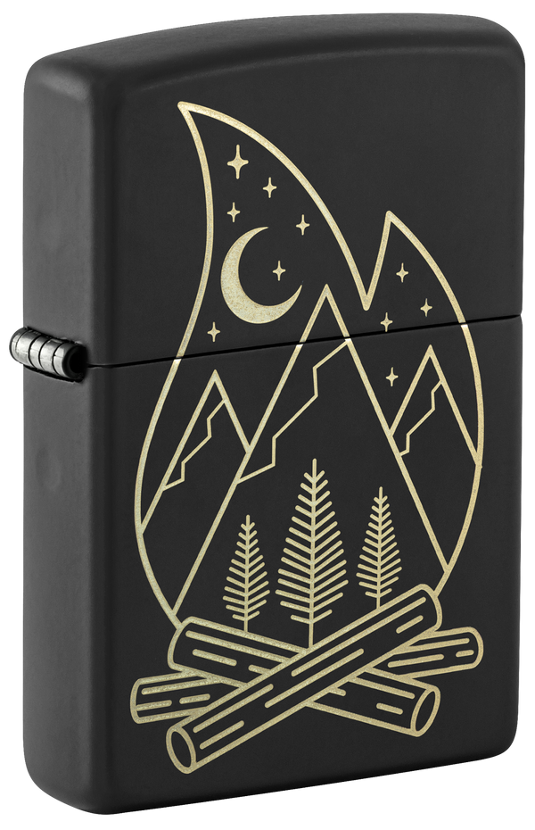 Zippo 47532 vžigalnik Camp Flame, Black Matte