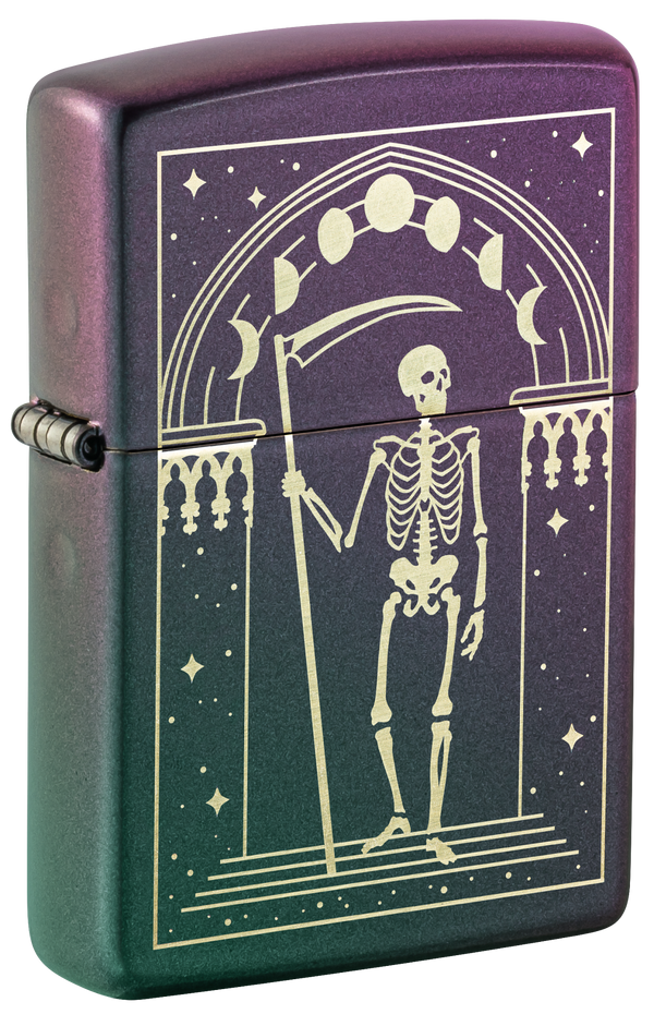 Zippo 47538 vžigalnik Grim Reaper Tarot, Iridescent