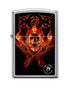 Zippo 47579 vžigalnik Anne Stokes - Rocker Skeleton in Flames