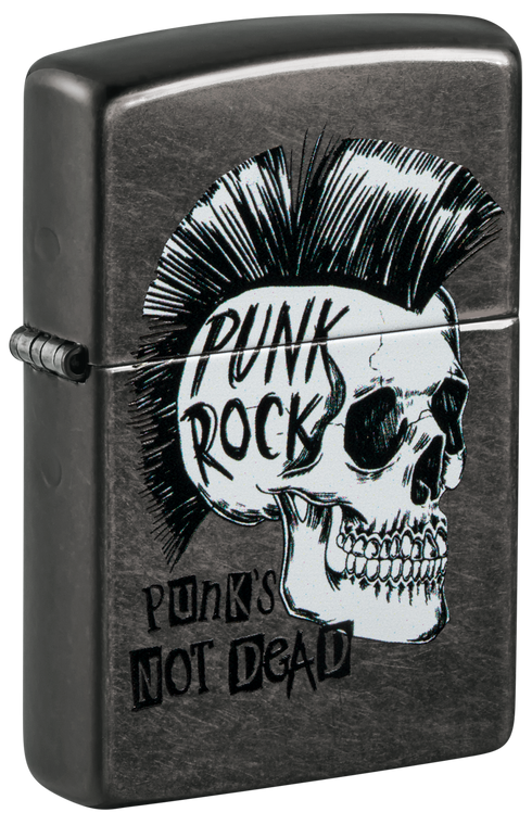 Zippo vžigalnik 60.006.559 Punk Rock Skull, Grey