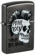 Zippo vžigalnik 60.006.559 Punk Rock Skull, Grey